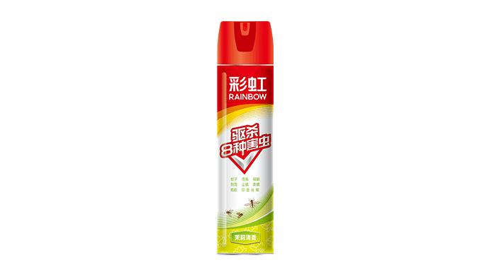 彩虹殺蟲氣霧劑600ml茉莉清香