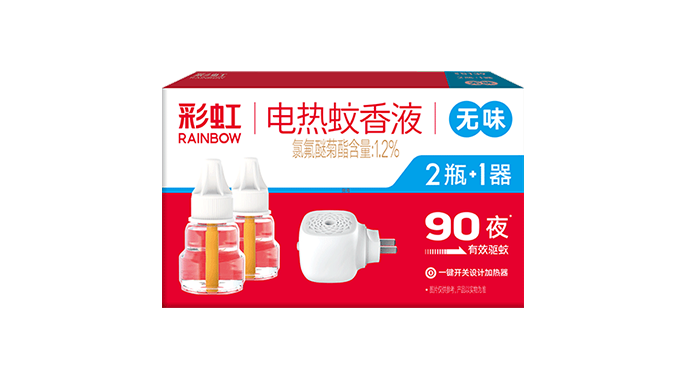 彩虹蚊香液直插器超值裝無味