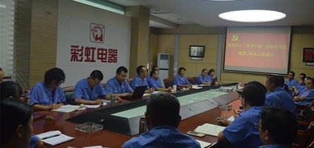 彩虹集團(tuán)營銷中心支部組織生活大會(huì)