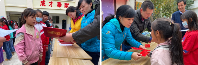 情系大涼山，成都彩虹集團營銷支部助學(xué)行